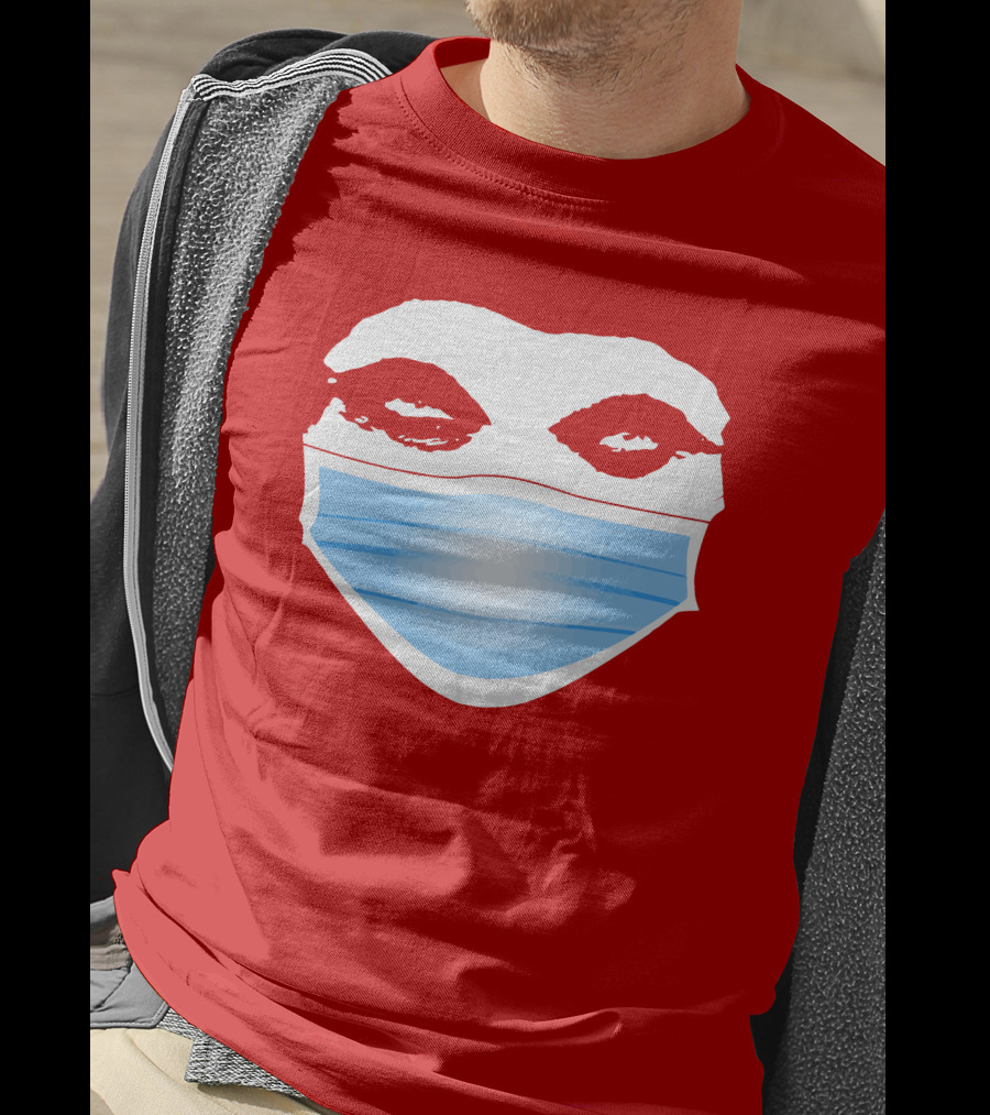 Greg Gutfeld Red Face Mask T-Shirt