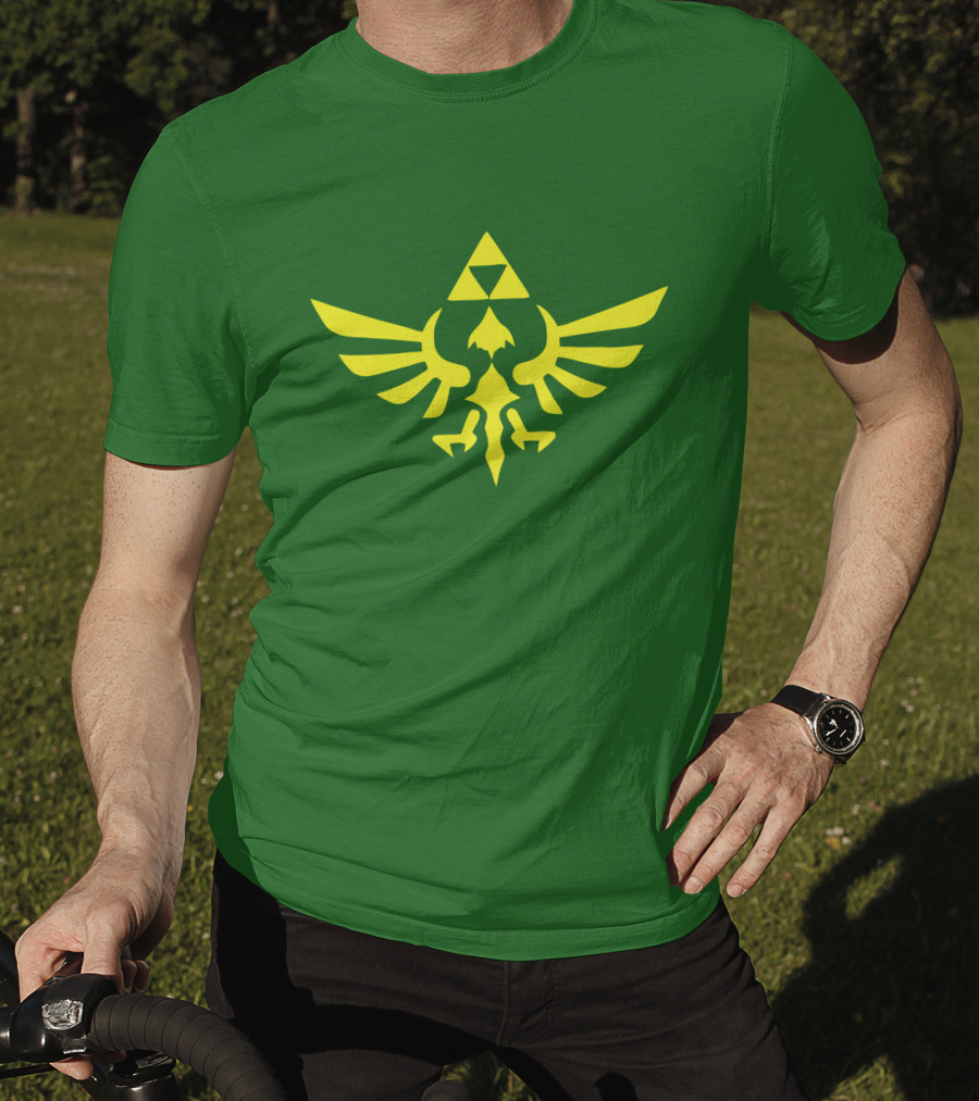 The Legend Of Zelda Hylian Crest Isohel Green T-Shirt