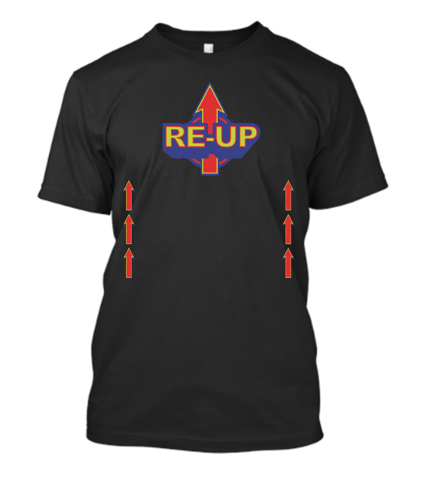 REUP Rebirth Edition Red Arrows Upward Movement T-Shirt