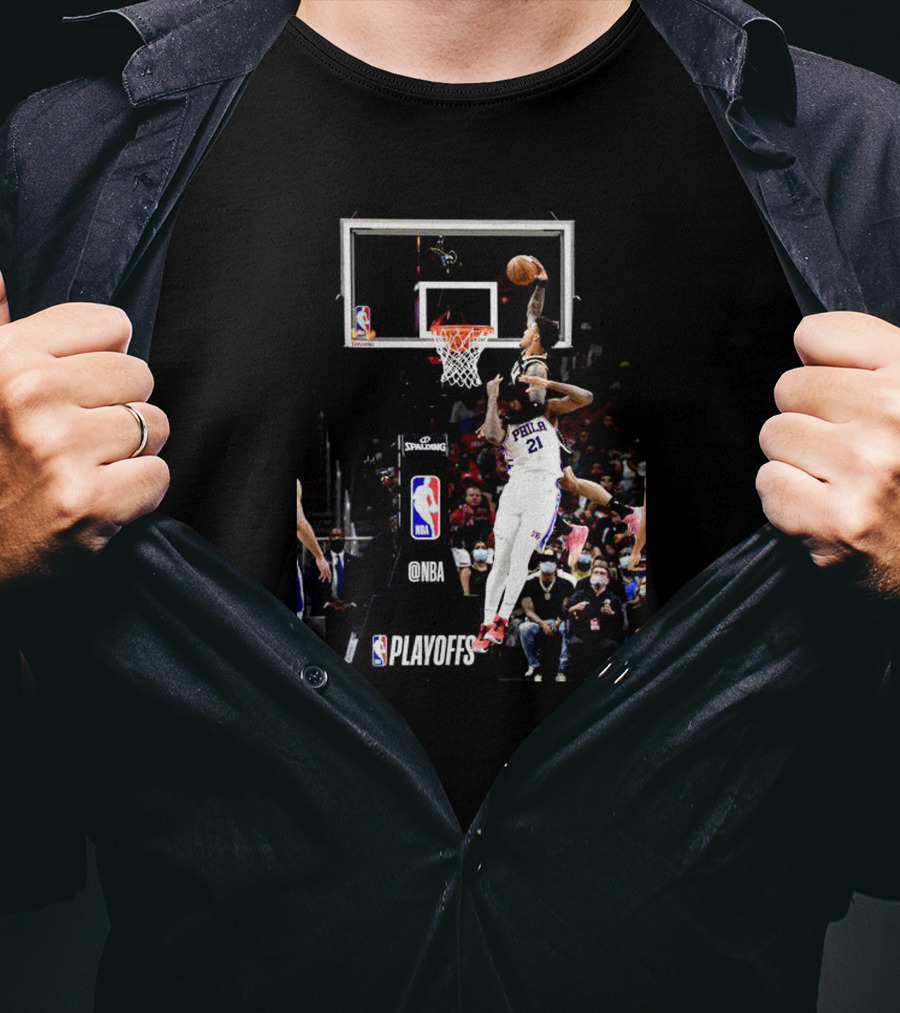 NBA Playoffs John Collins Dunk Against Philadelphia T-Shirt