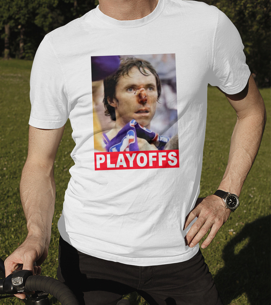 Steve Nash Playoffs Broken Nose T-Shirt