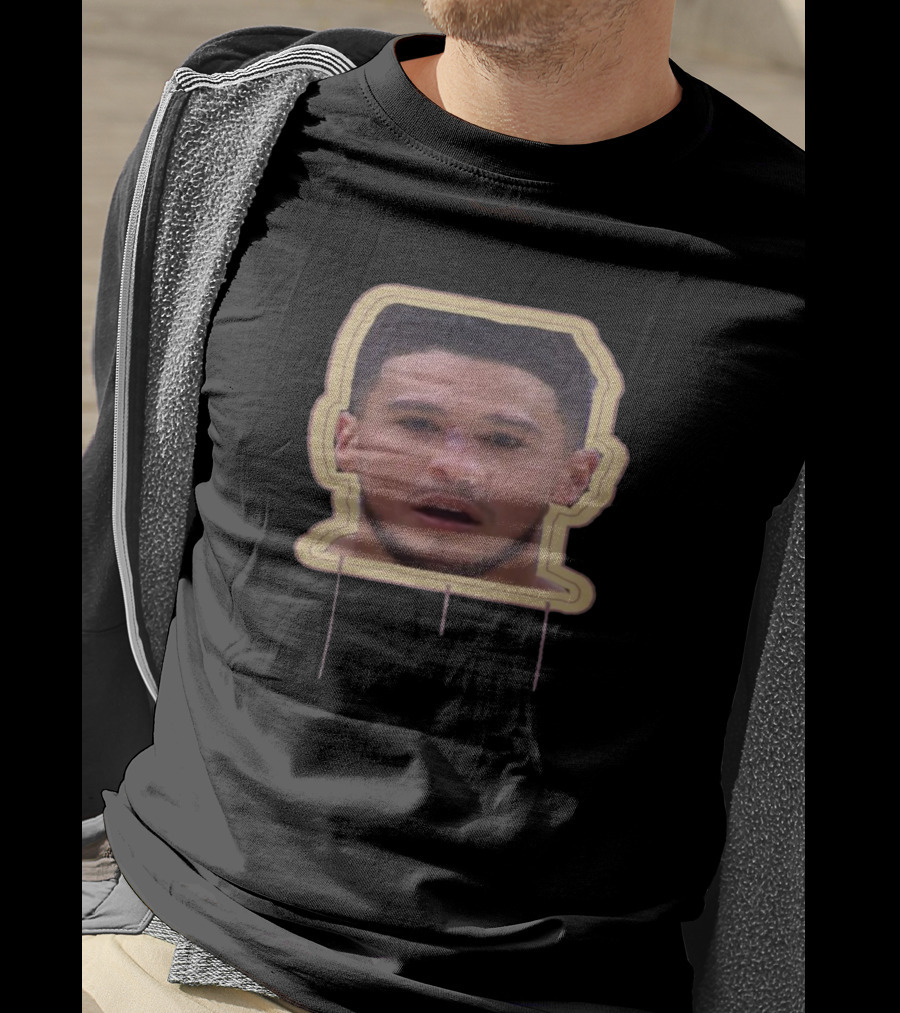 Suns Deandre Ayton Devin Booker Face T-Shirt