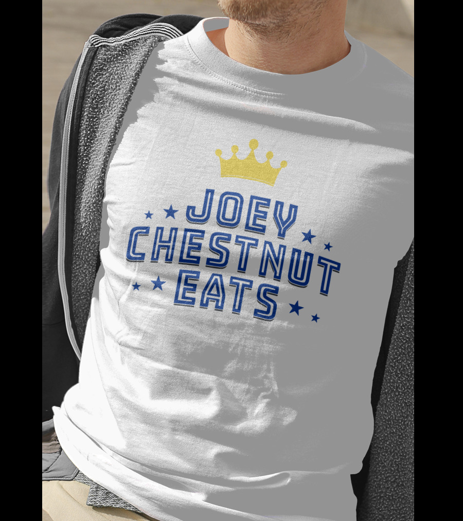 Joey Chestnut Eats Crown Stars T-Shirt