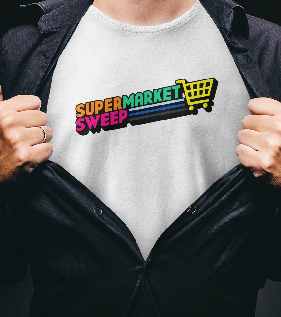 Supermarket Sweep Retro Shopping Cart T-Shirt