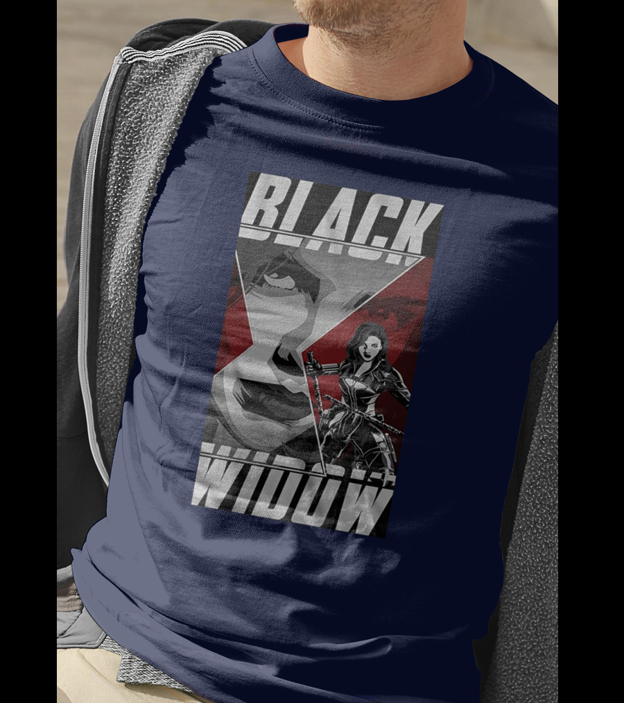 Black Widow Marvel Cinematic Heroine Dynamic T-Shirt