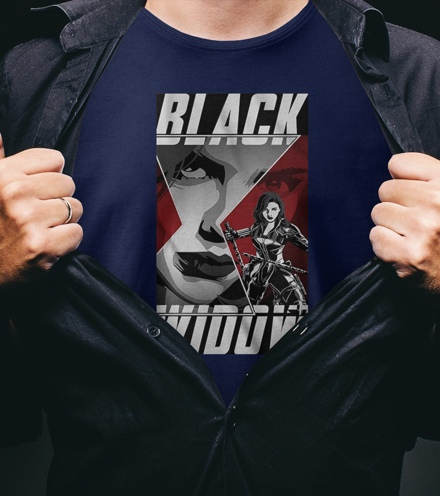 Black Widow Marvel Cinematic Heroine Dynamic T-Shirt