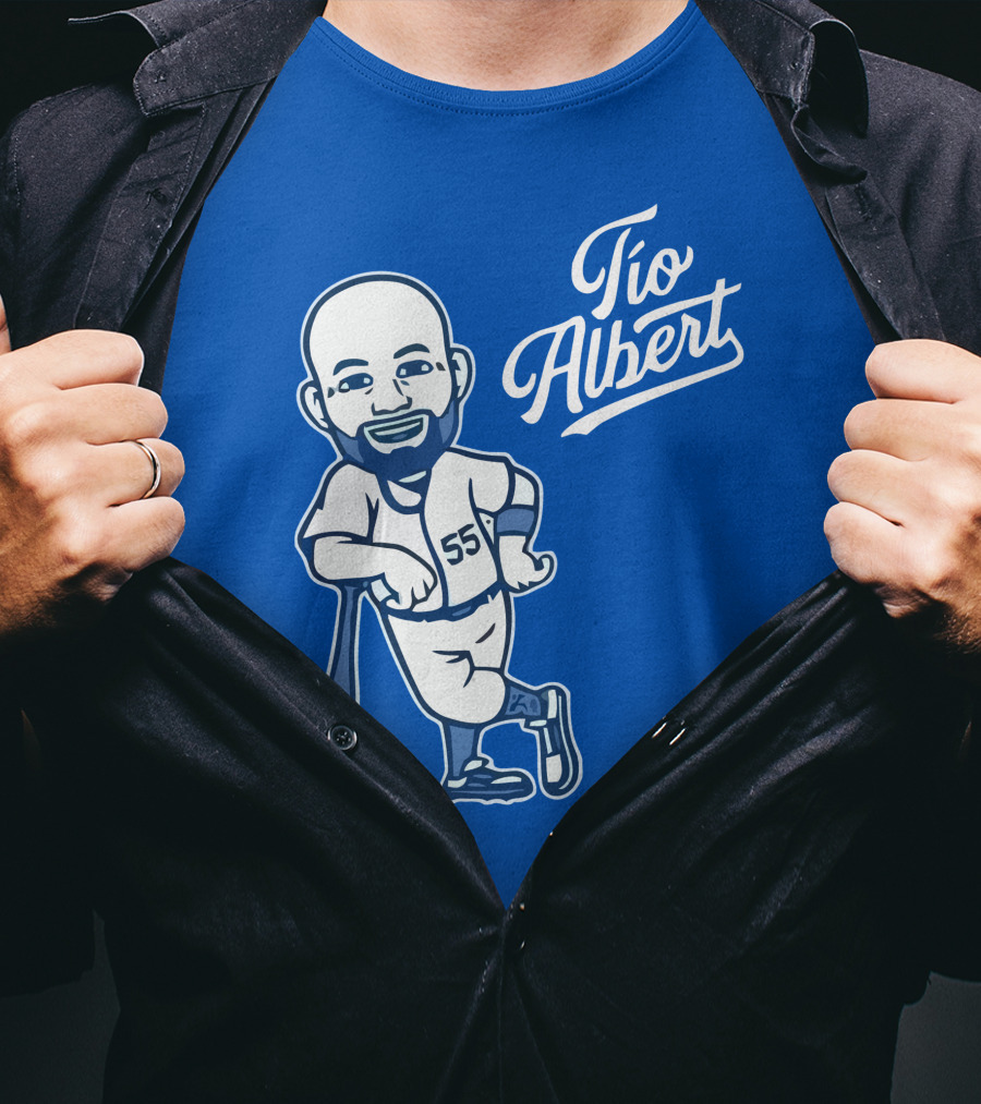 Tio Albert 55 Albert Pujols Los Angeles Dodgers T-Shirt