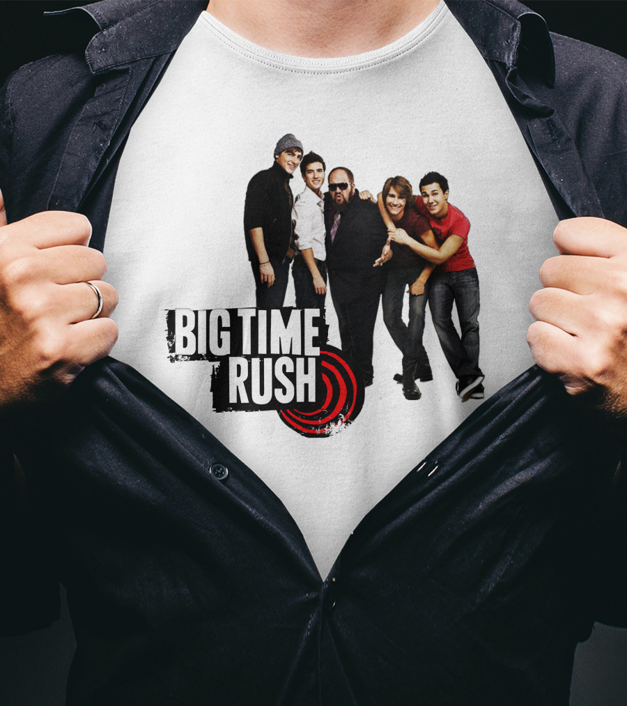Big Time Rush Band Group Photo Merch T-Shirt