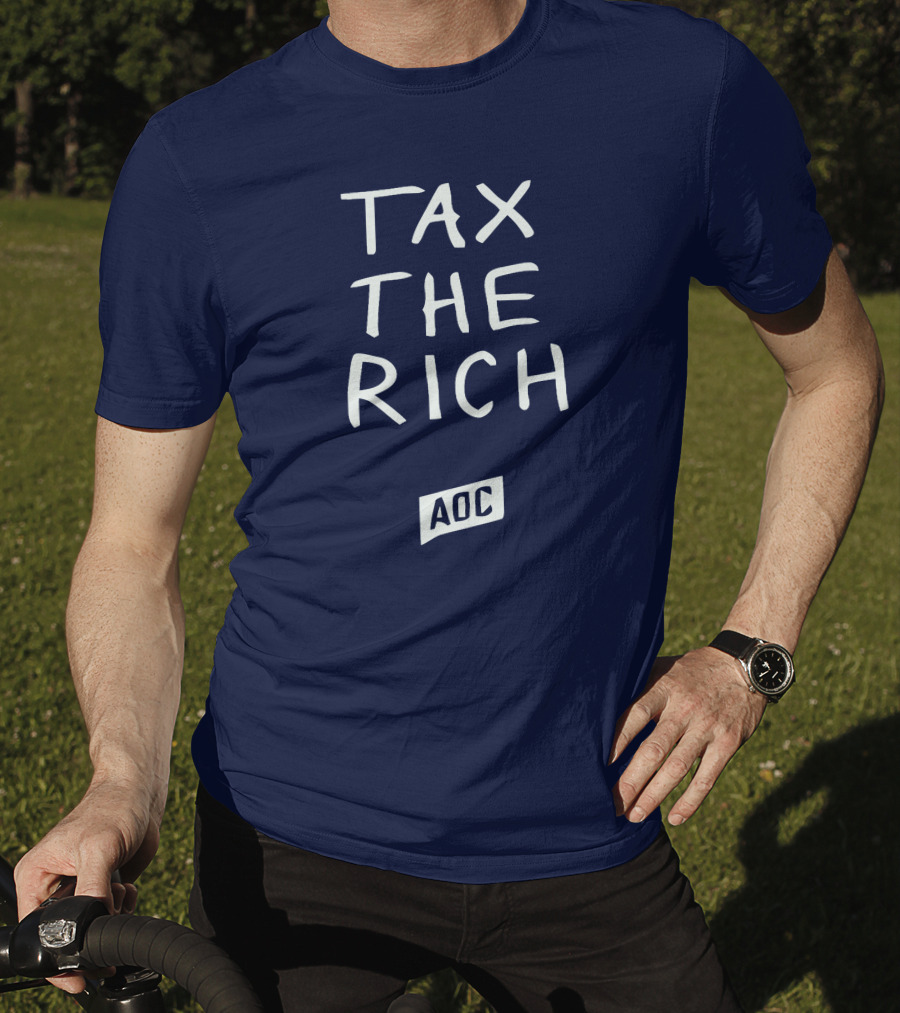 Tax The Rich AOC Merchandise T-Shirt