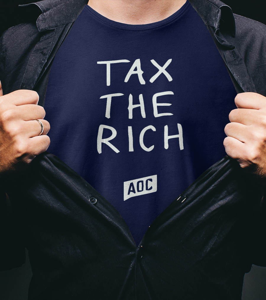 Tax The Rich AOC Merchandise T-Shirt