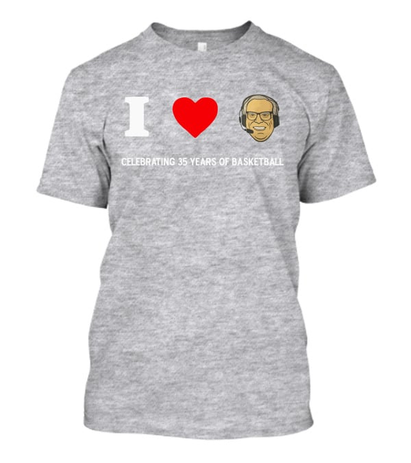 I Heart Jim Paschke Celebrating 35 Years Of Basketball T-Shirt