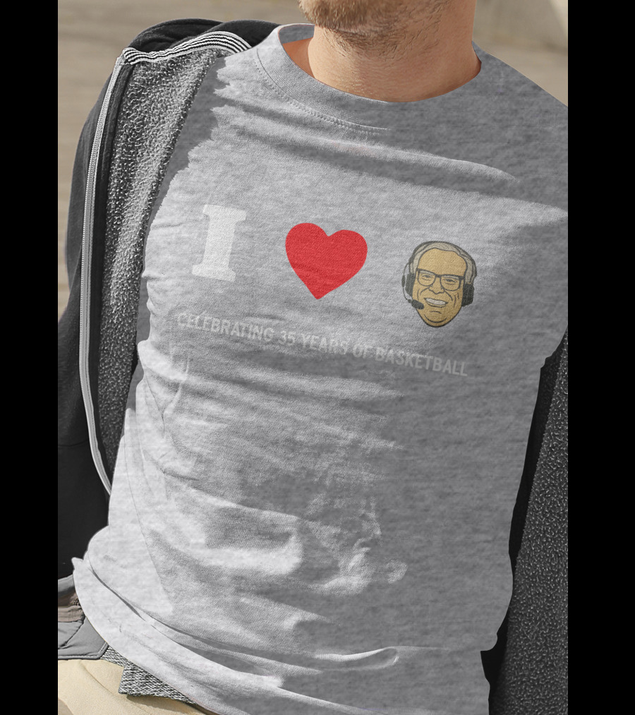 I Heart Jim Paschke Celebrating 35 Years Of Basketball T-Shirt