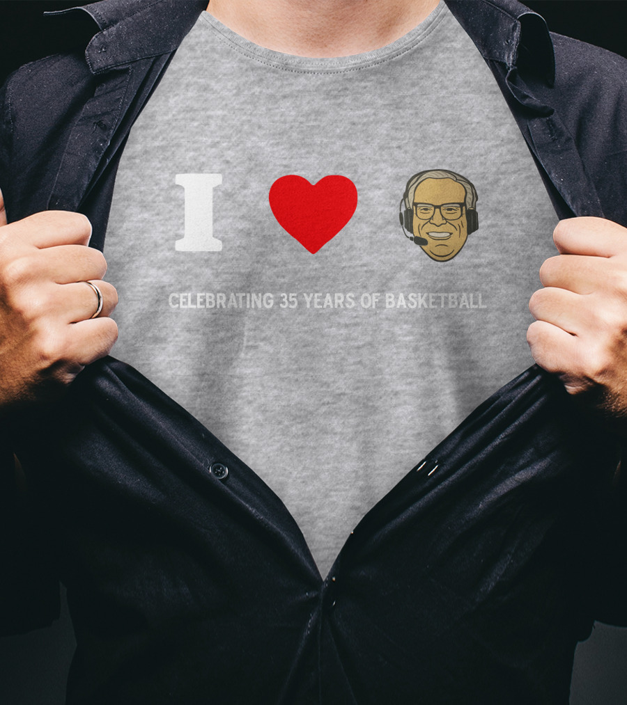 I Heart Jim Paschke Celebrating 35 Years Of Basketball T-Shirt