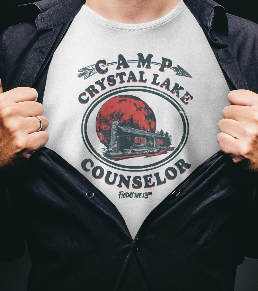 Camp Crystal Lake Counselor Friday The 13th T-Shirt