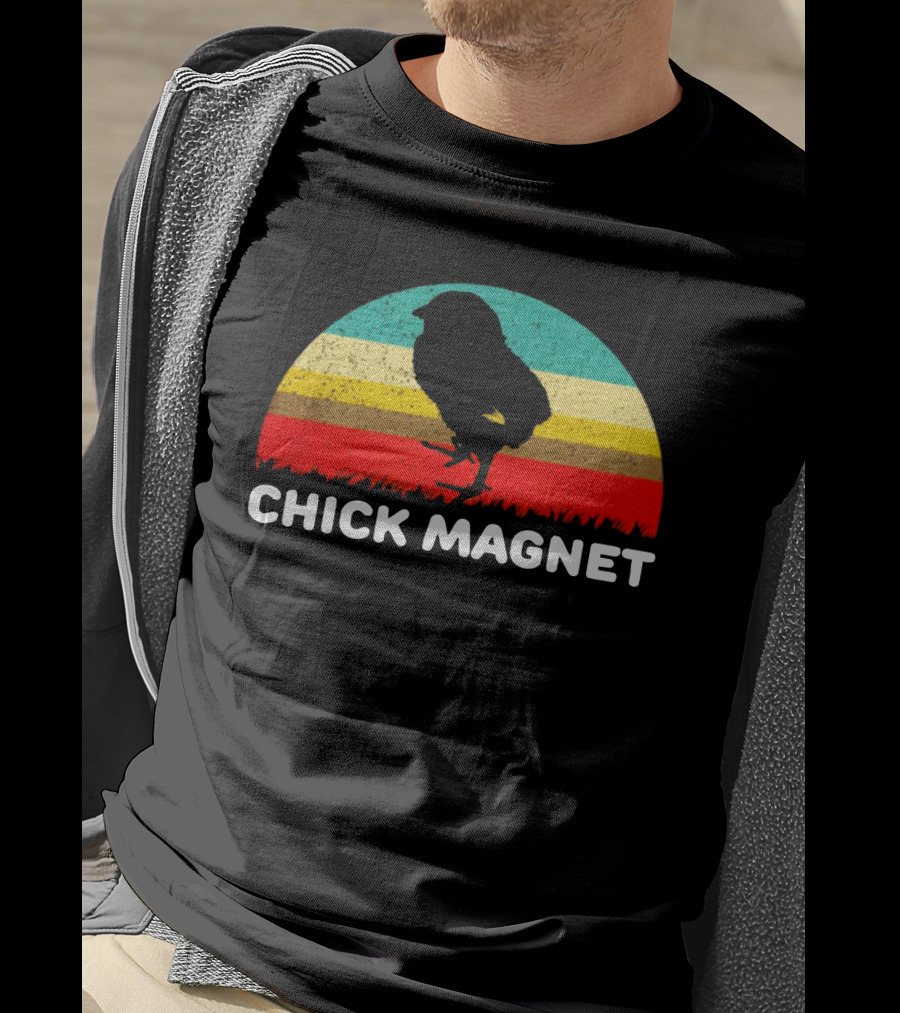 Kenny Omega Chick Magnet Retro Sunset T-Shirt