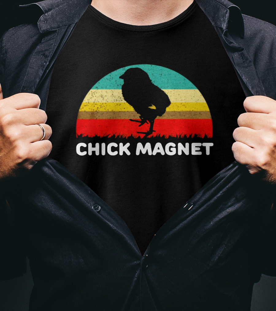 Kenny Omega Chick Magnet Retro Sunset T-Shirt