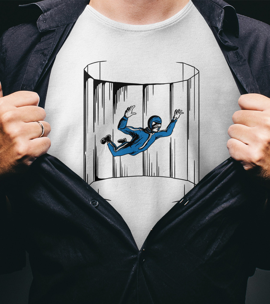 Indoor Skydiving Experience Tulsa Tunnel Adventure T-Shirt