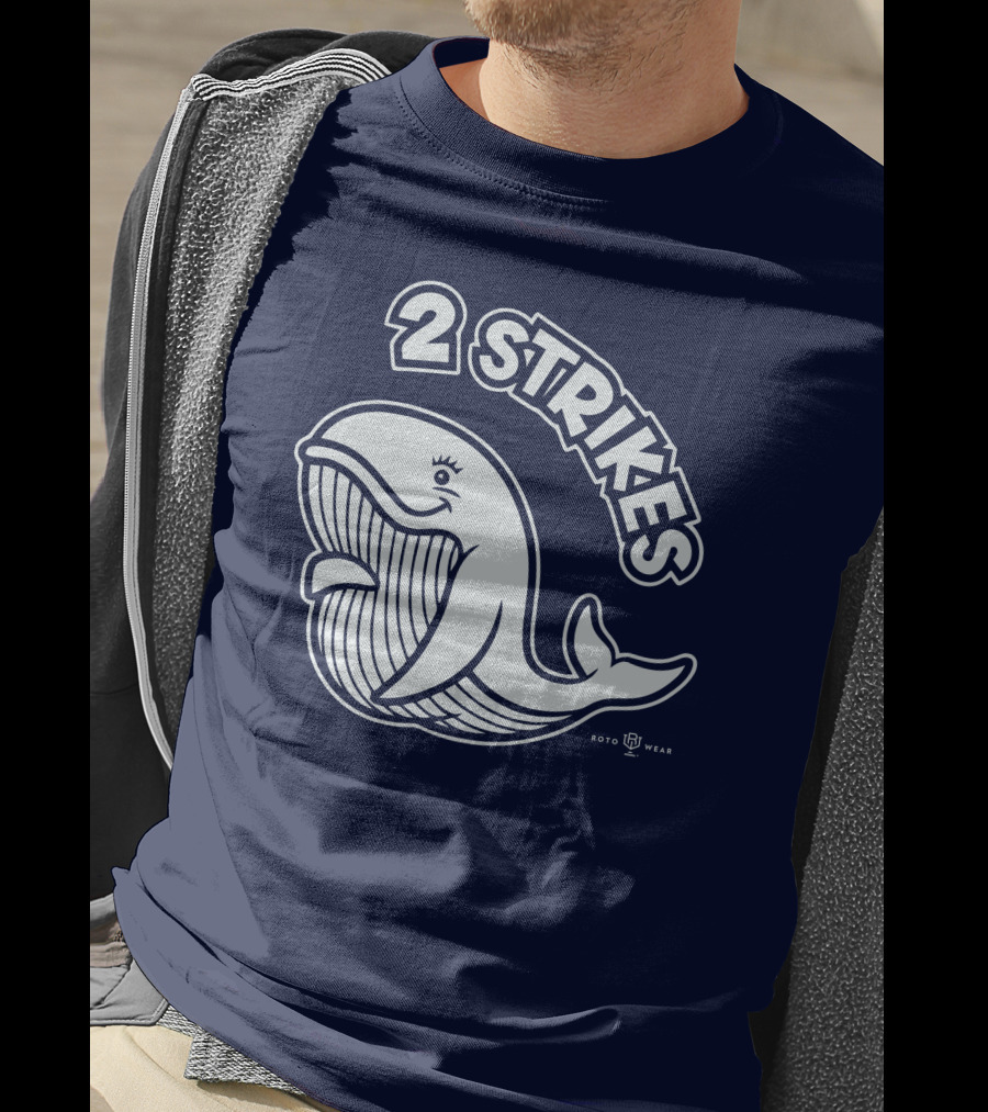 2 Strikes Roto Wear Whale T-Shirt