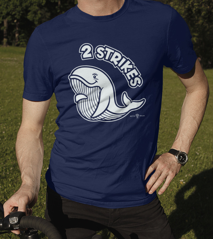 2 Strikes Roto Wear Whale T-Shirt