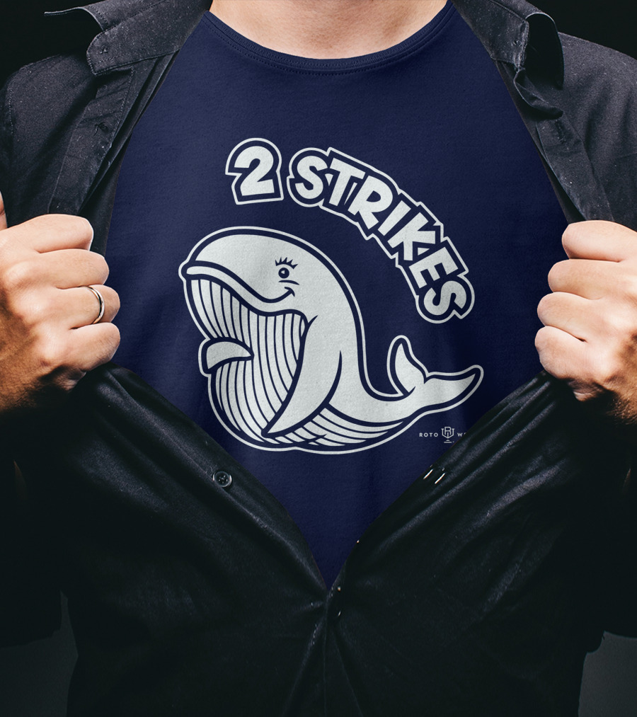2 Strikes Roto Wear Whale T-Shirt