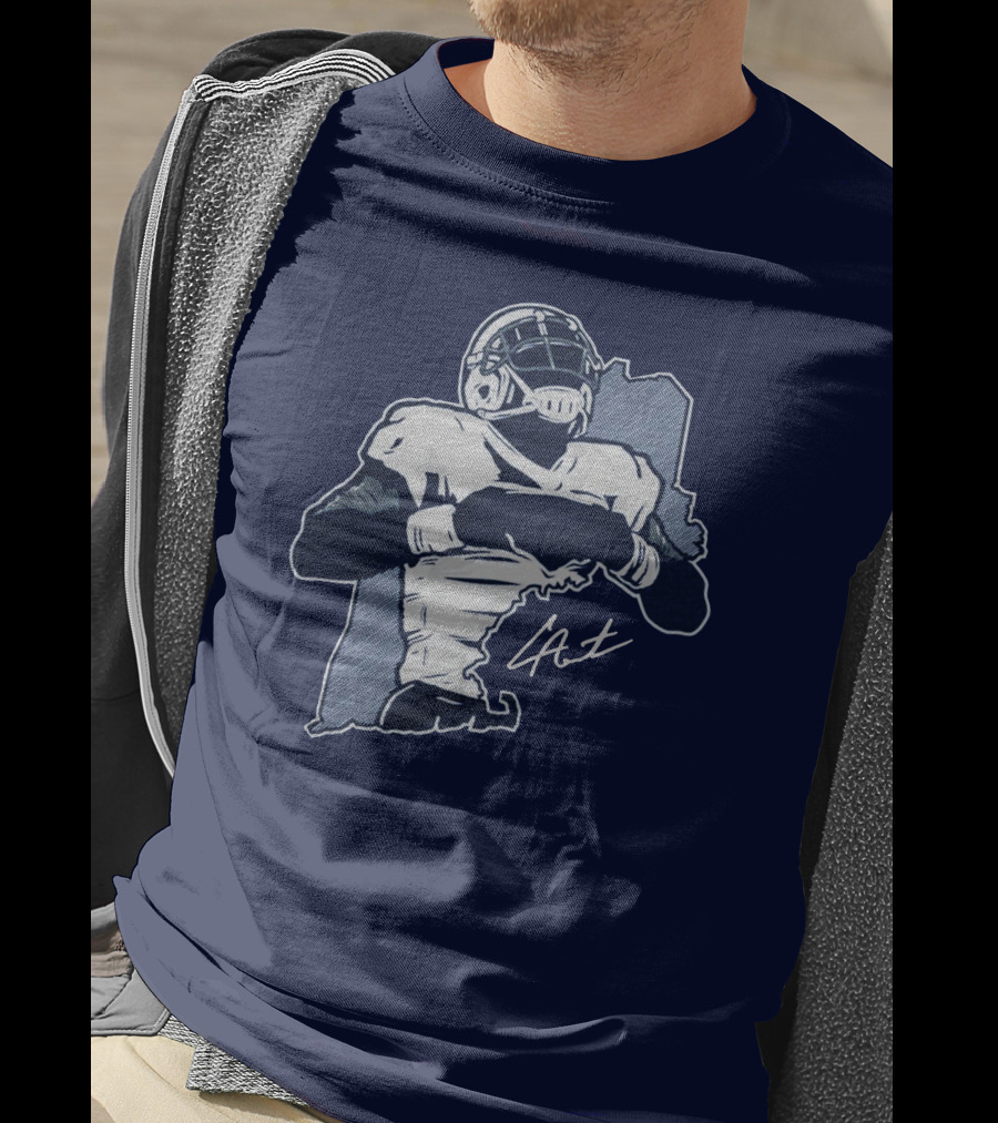 Cam Newton Celebration Football Player Signature Pose T-Shirt