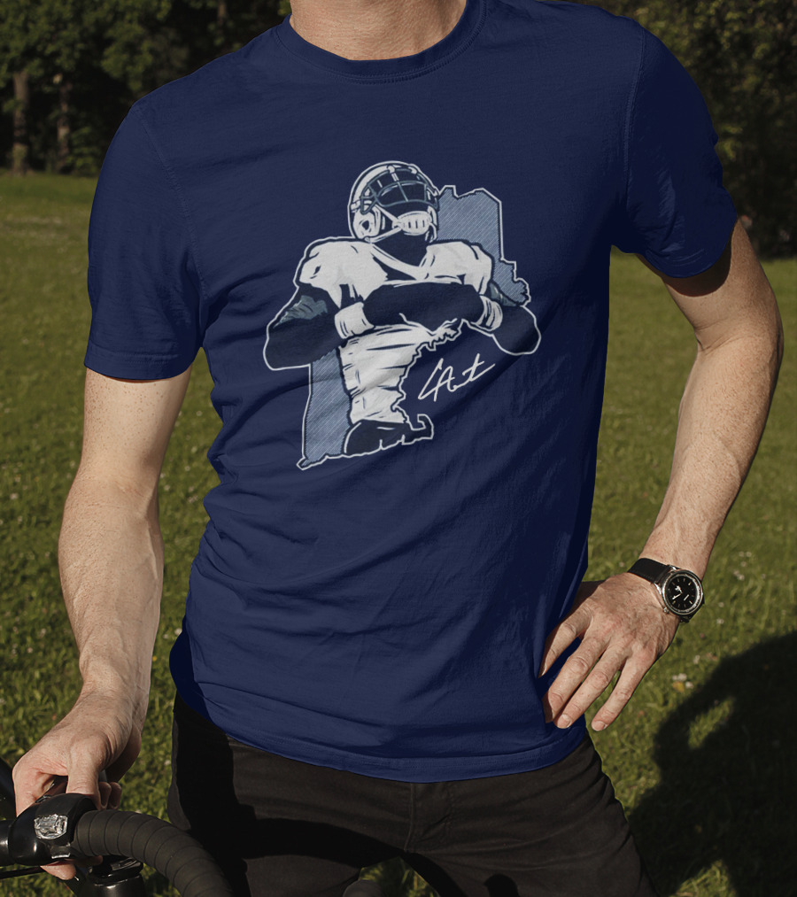 Cam Newton Celebration Football Player Signature Pose T-Shirt