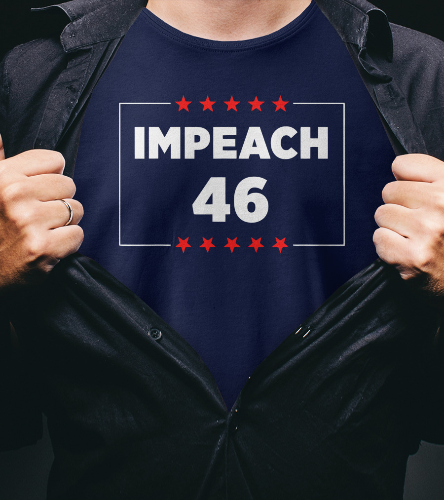 Impeach 46 Stars And Box T-Shirt