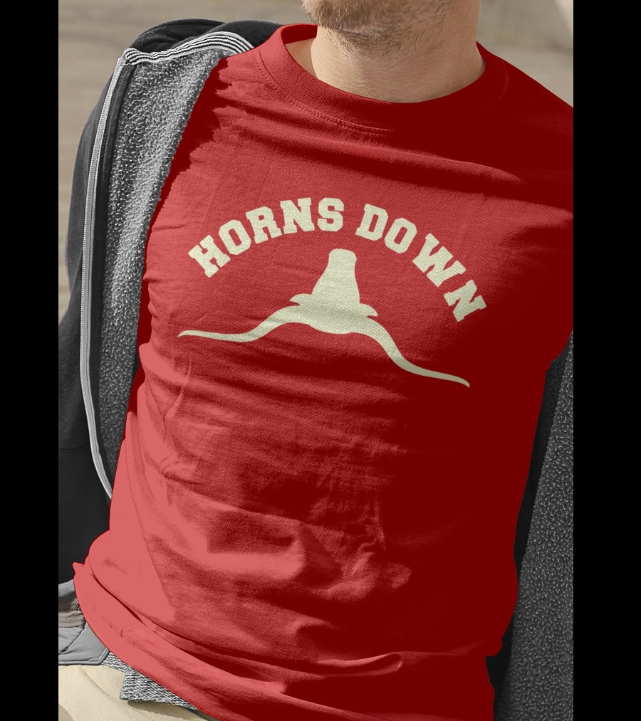 Horns Down Texas Tuck Fexas Longhorns Rivalry T-Shirt