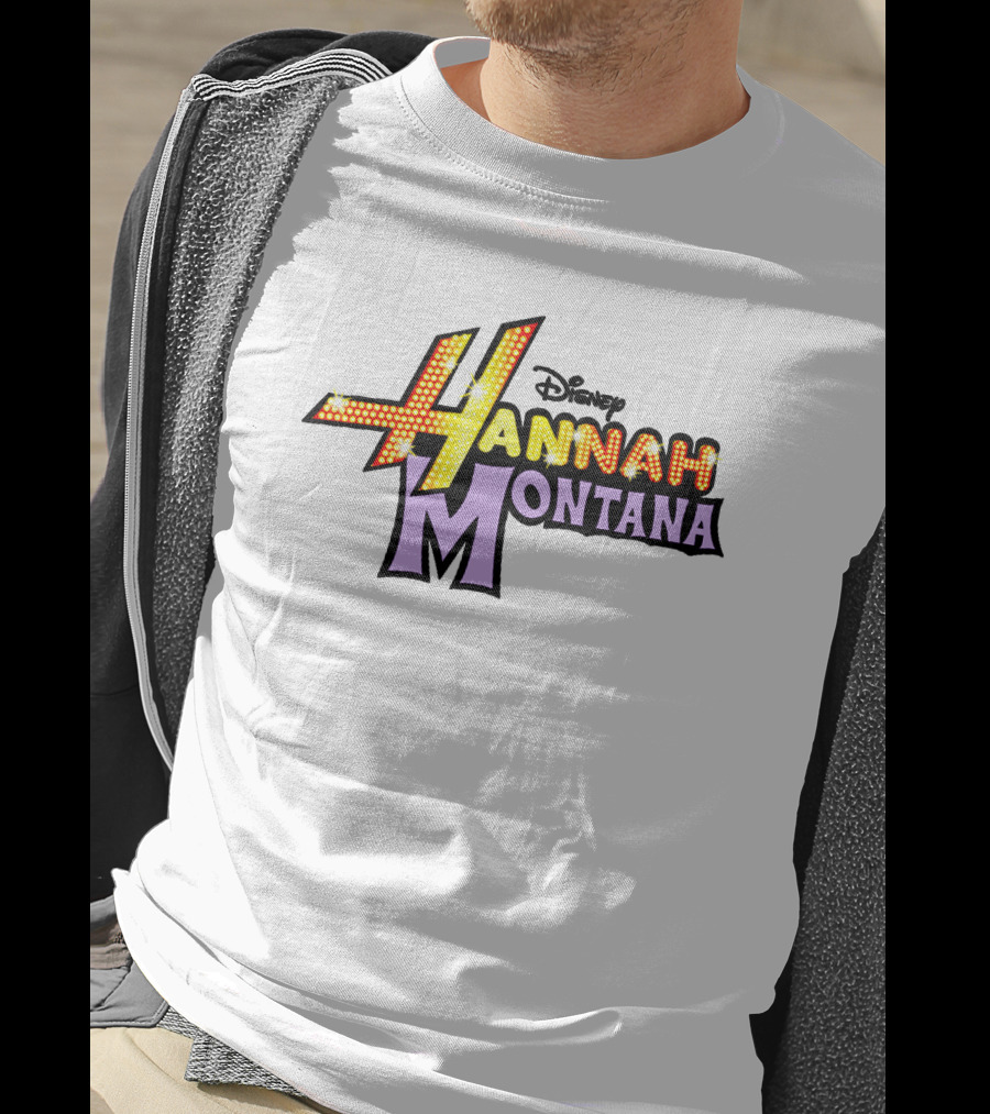 Disney Hannah Montana Logo Miley Cyrus T-Shirt
