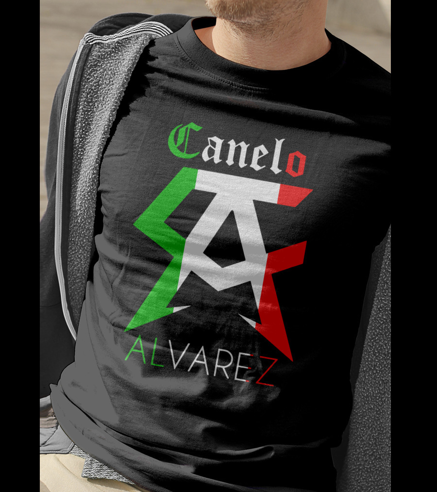 Canelo Alvarez Mexican Flag Colors CA T-Shirt