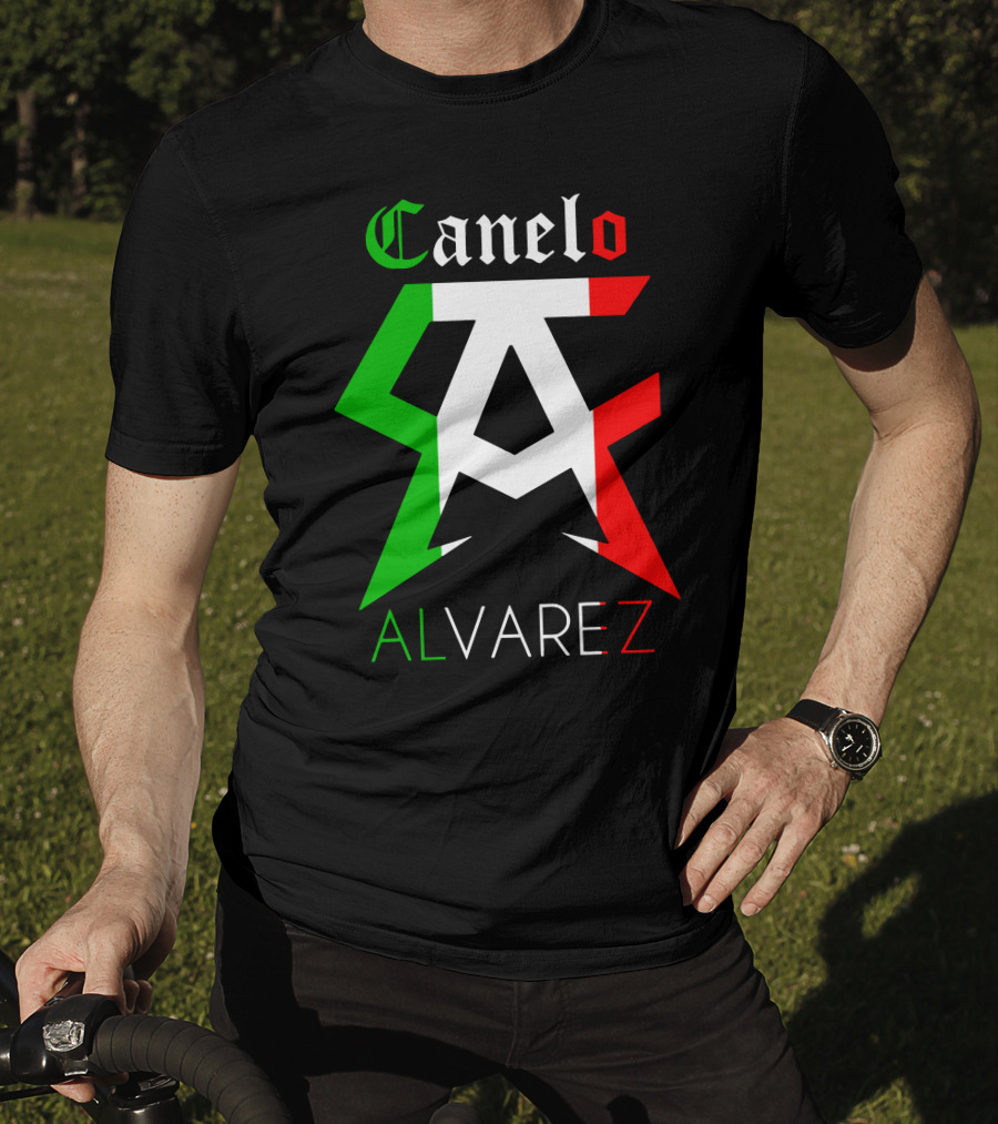Canelo Alvarez Mexican Flag Colors CA T-Shirt