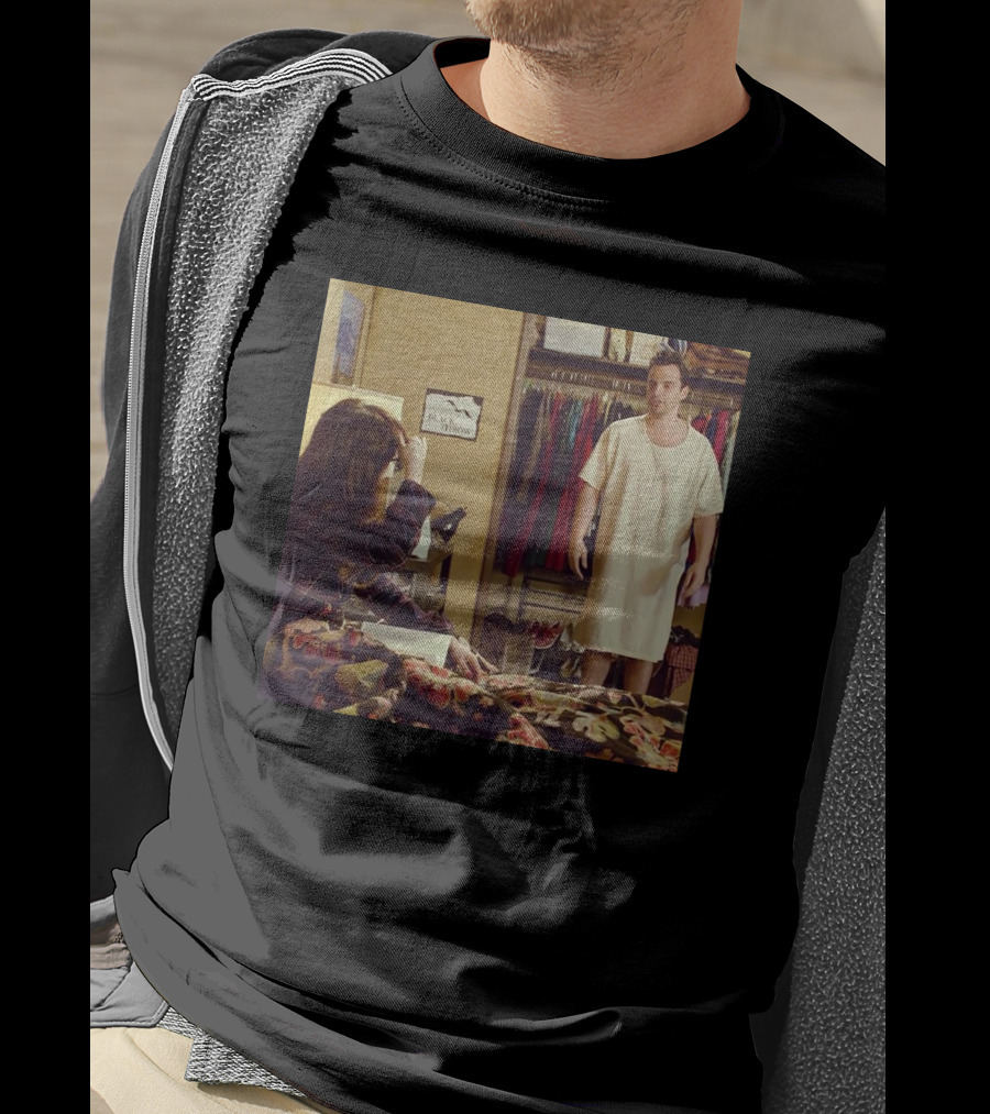 Nick Miller Sleepwear Scene With Pajamas And Wardrobe T-Shirt