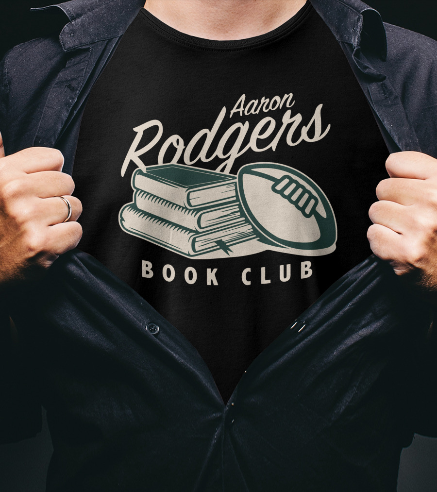 Aaron Rodgers Book Club Football And Books T-Shirt