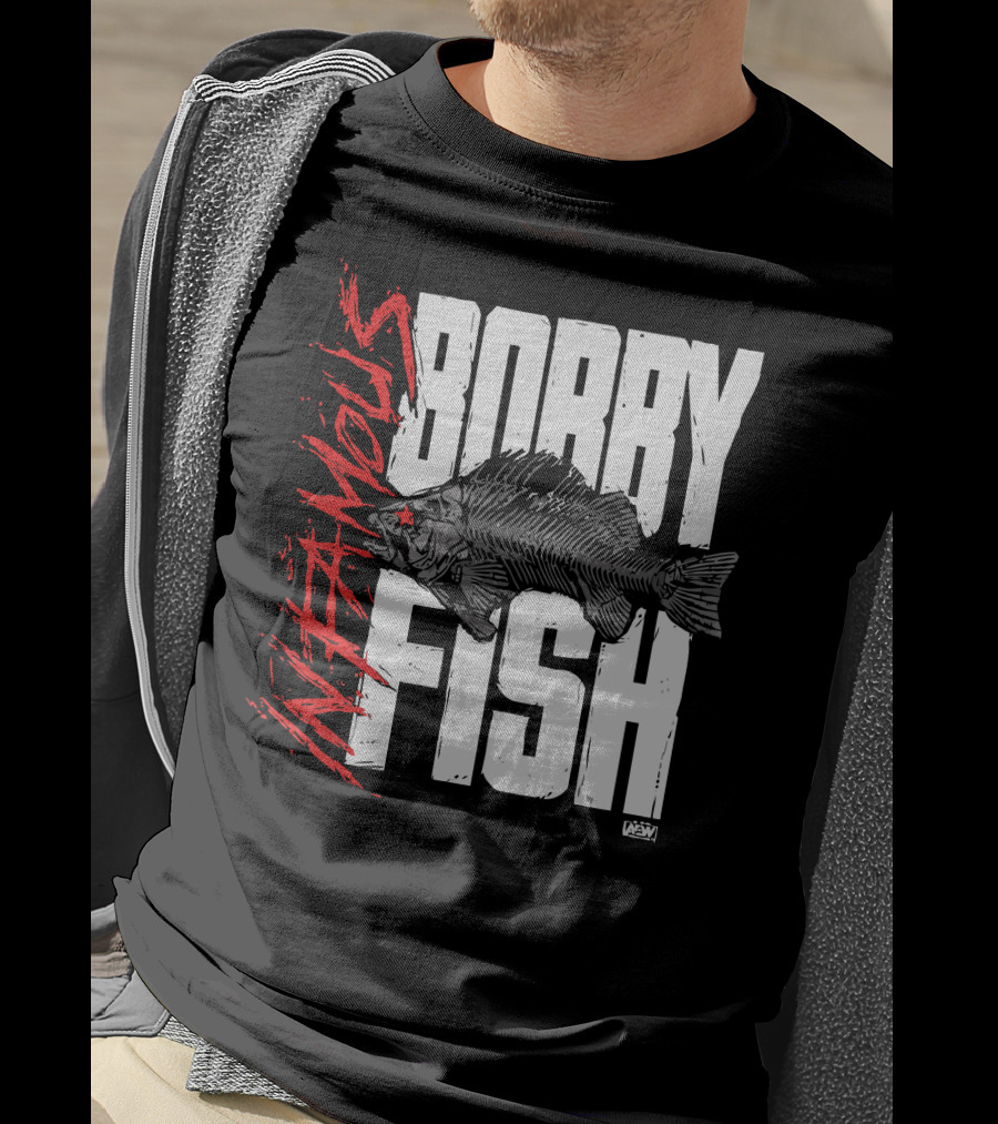 Bobby Fish Infamous AEW Red Star T-Shirt