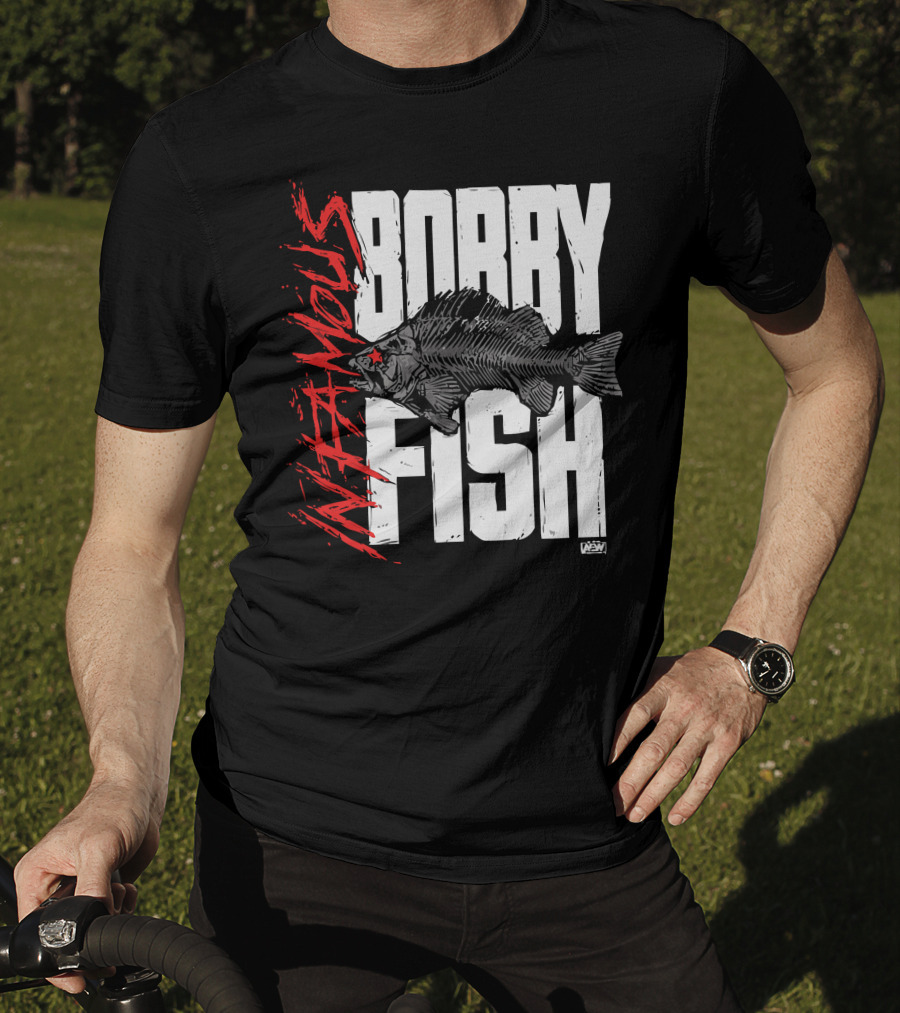 Bobby Fish Infamous AEW Red Star T-Shirt