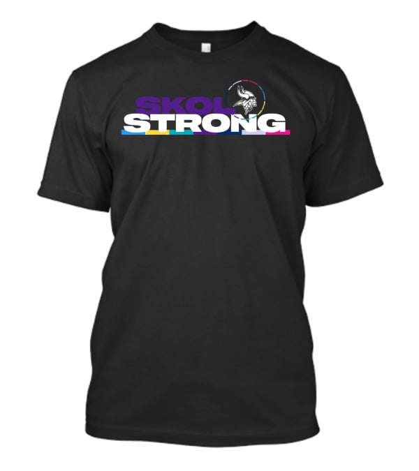 SKOL STRONG Viking Helmet Football Pride T-Shirt