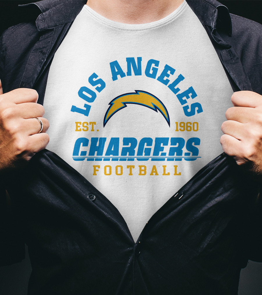 Los Angeles Chargers Est. 1960 Football T-Shirt