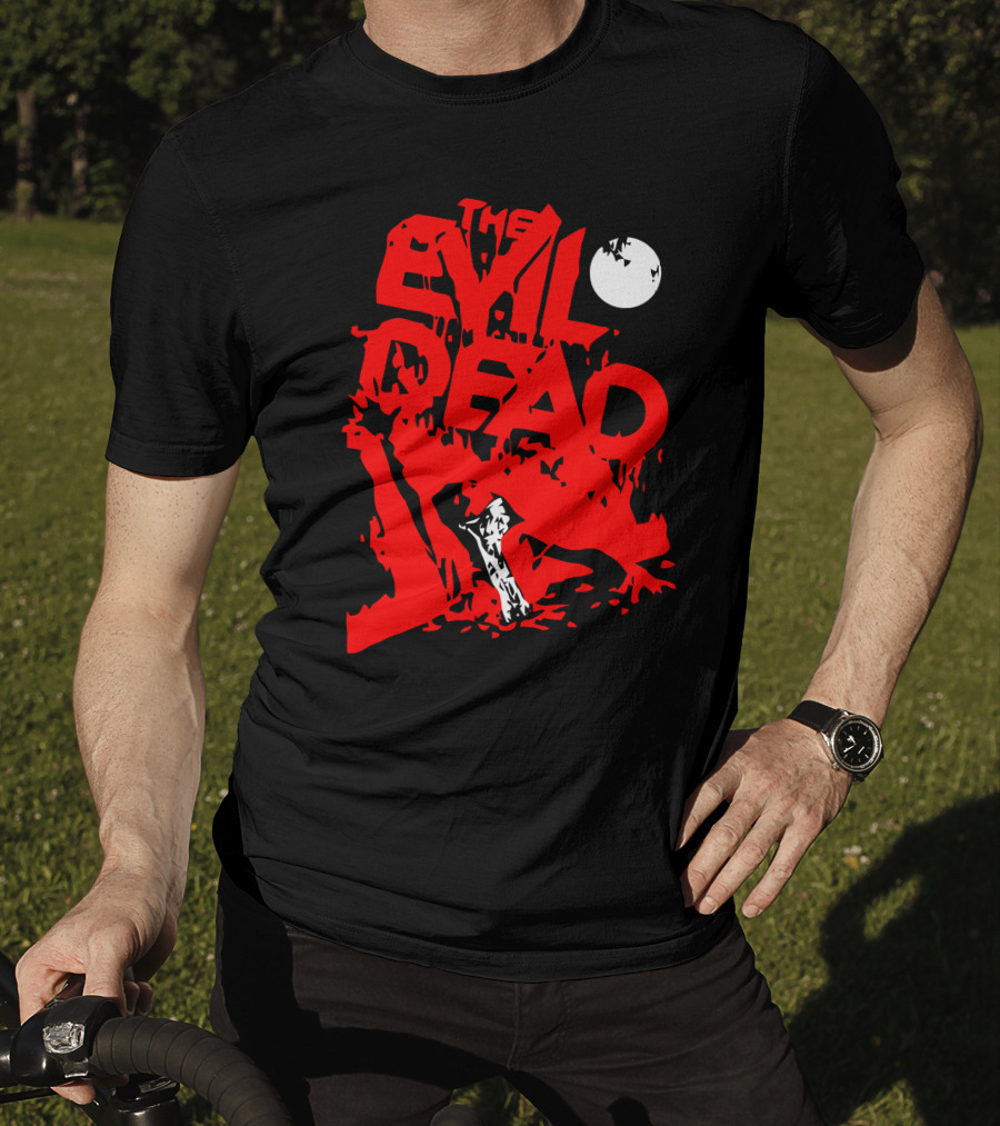 The Evil Dead Red Axe Moon T-Shirt