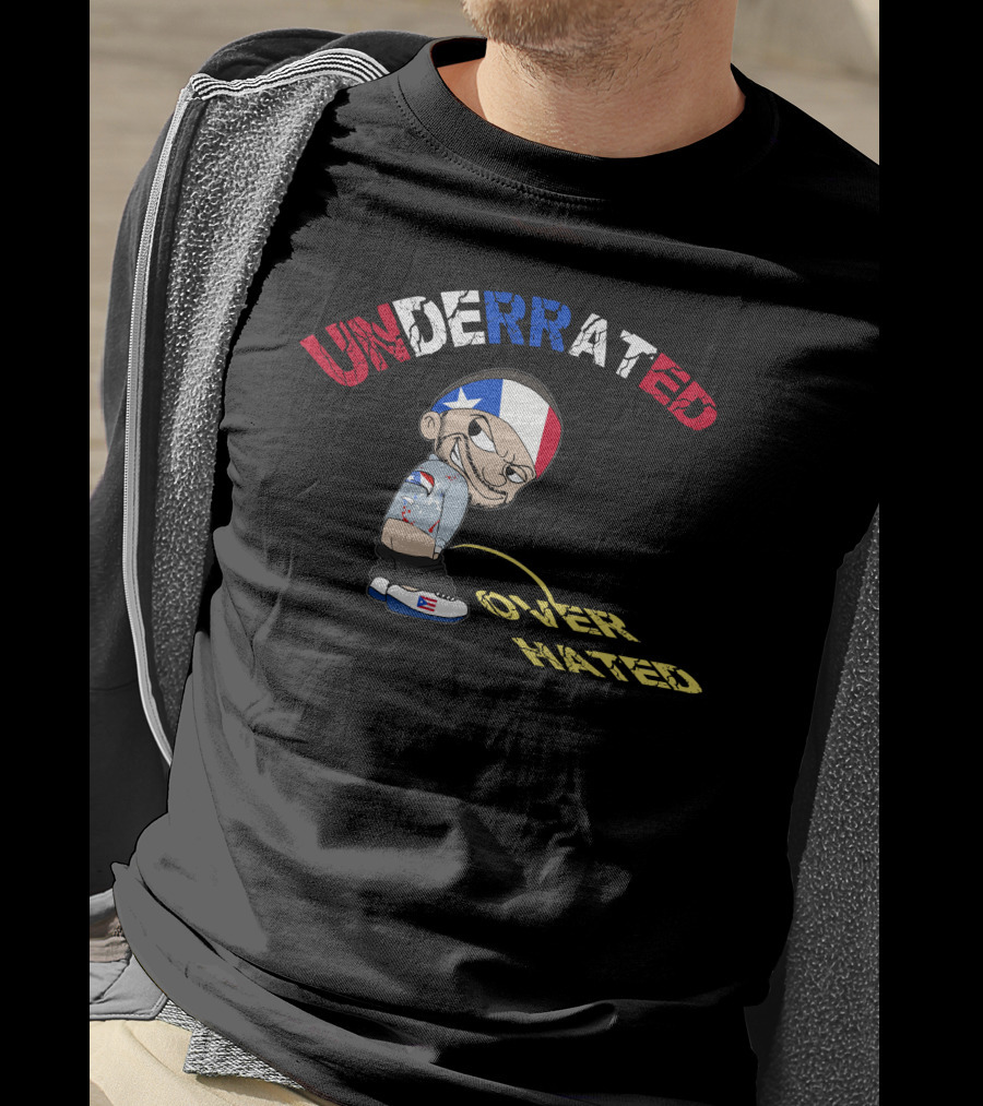 Underrated Over Hated Flag Character Street T-Shirt