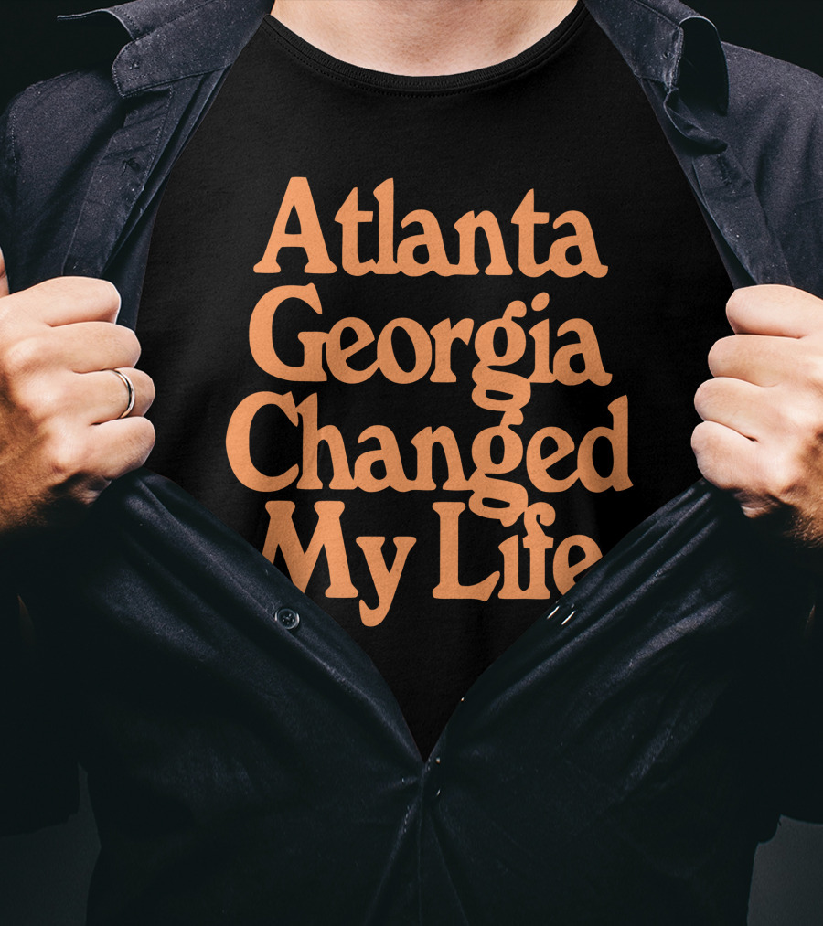 Atlanta Hawks Atlanta Georgia Changed My Life T-Shirt