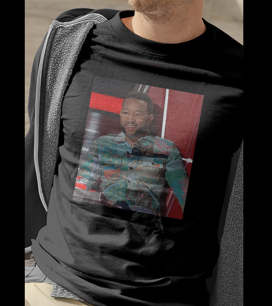 John Legend Patchwork Style On The Voice T-Shirt