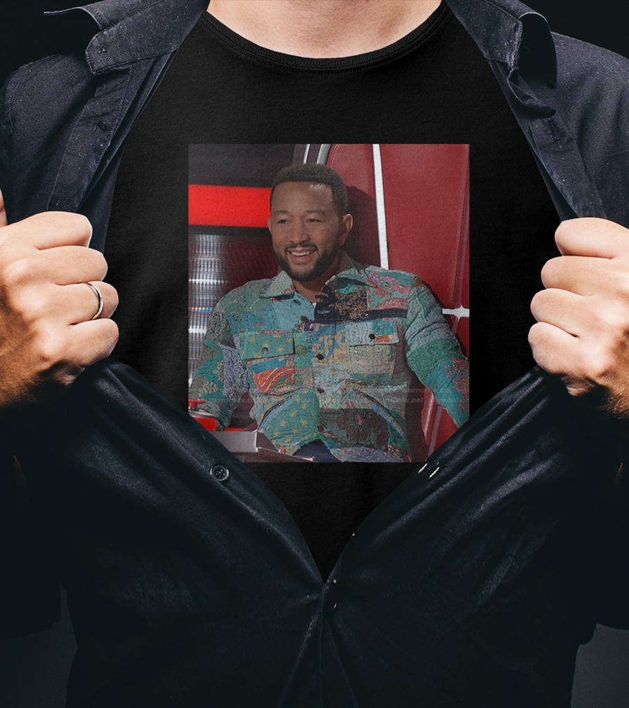 John Legend Patchwork Style On The Voice T-Shirt