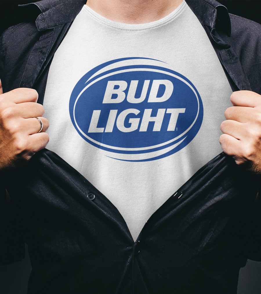 Bud Light Classic Blue Oval T-Shirt