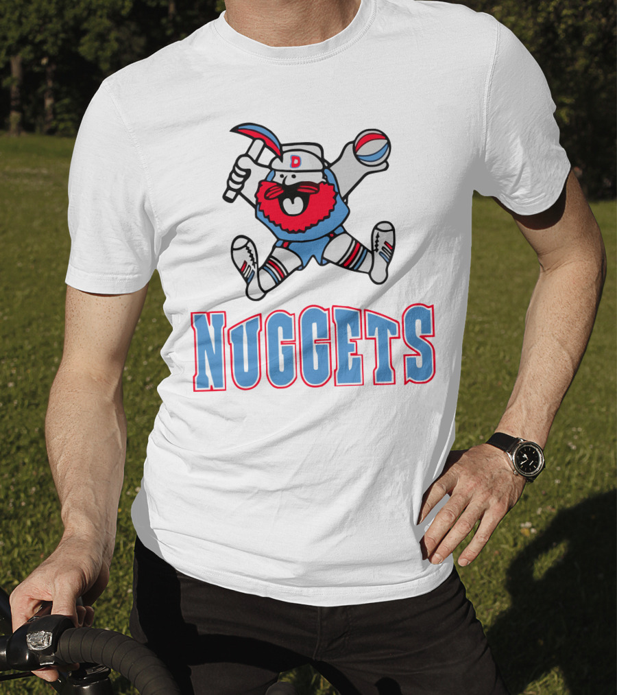 Denver Nuggets Old School Miner Mascot T-Shirt