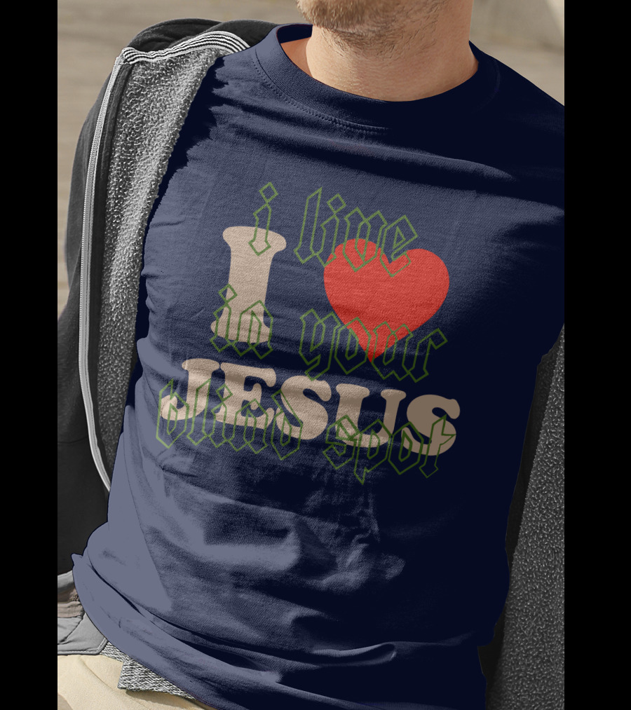 I Live In Your Blind Spot JESUS T-Shirt