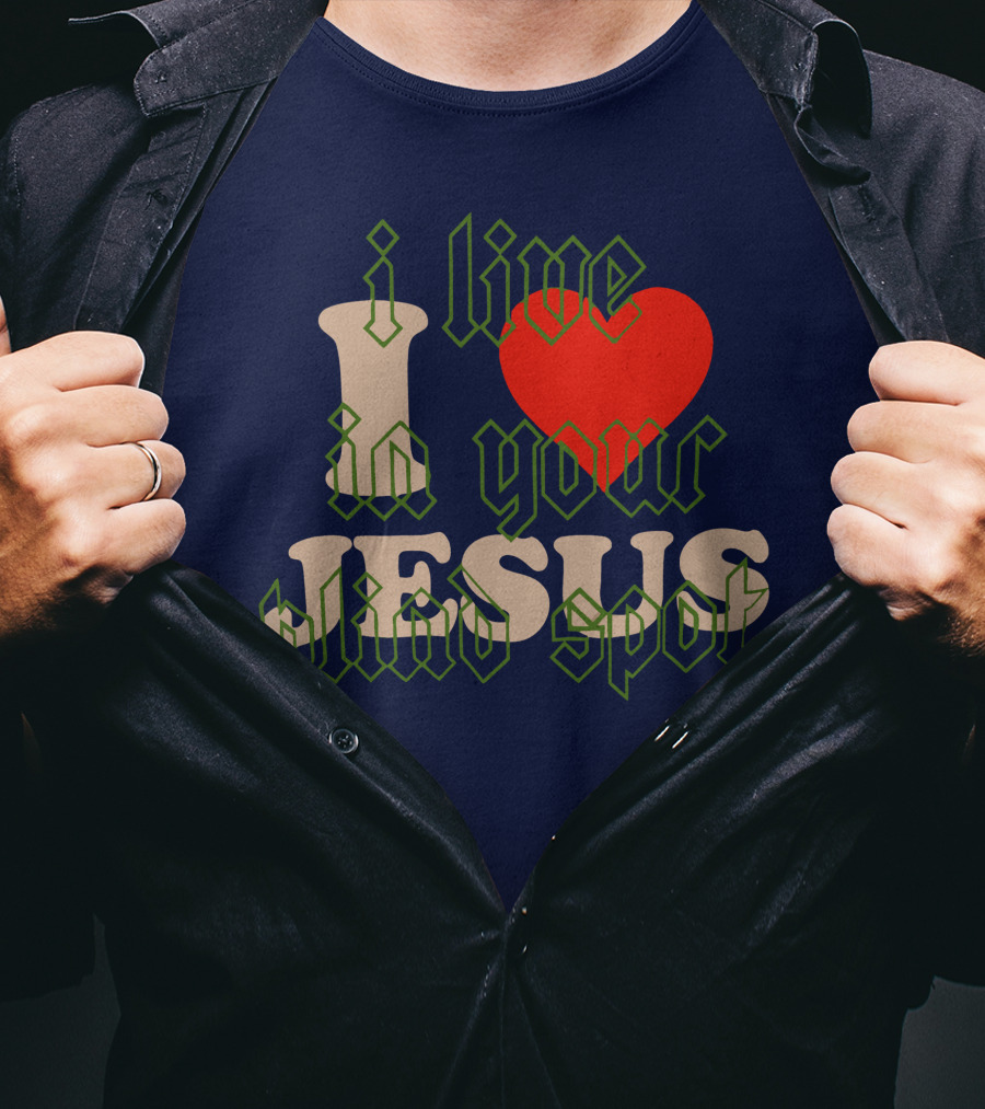 I Live In Your Blind Spot JESUS T-Shirt