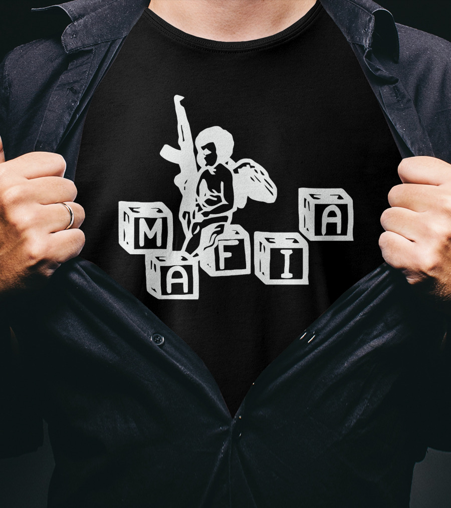 Kai Cenat Mafia Cherub Blocks T-Shirt