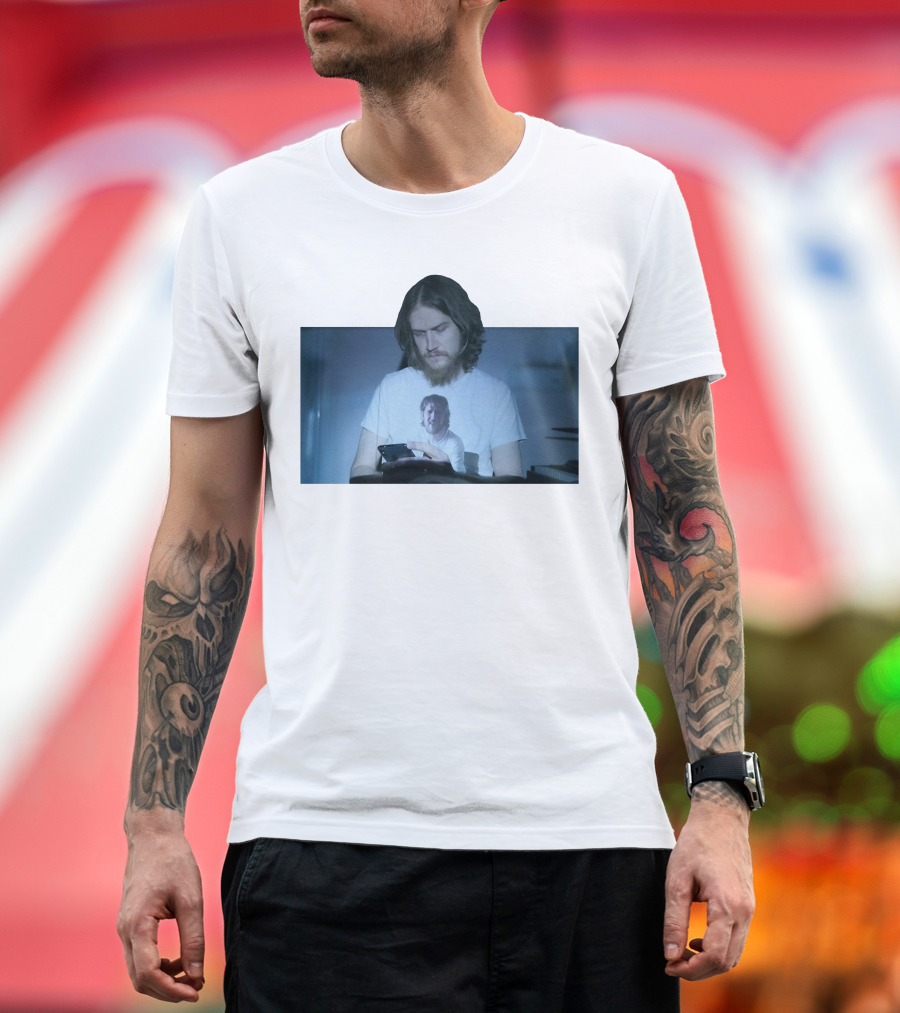 Projection Bo Burnhams White Shirt Digital Illumination T-Shirt