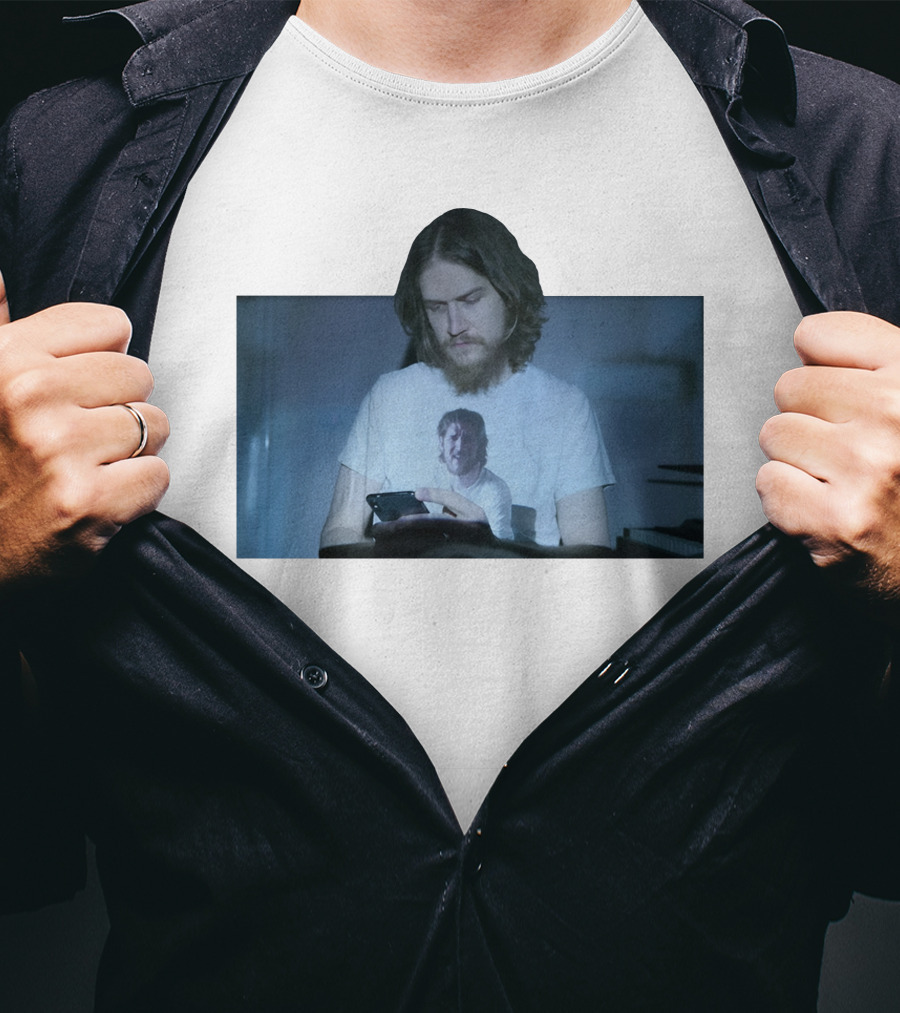 Projection Bo Burnhams White Shirt Digital Illumination T-Shirt