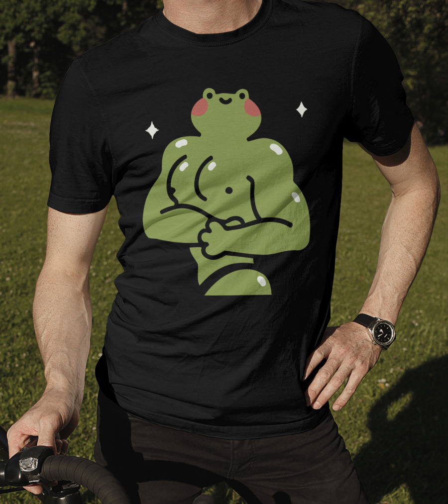 Muscular Ila Frog Con Recovery Pose T-Shirt